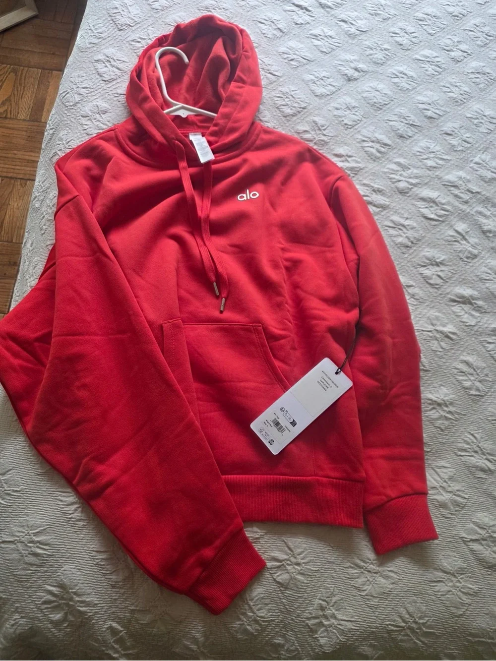 ALO Yoga Red Oversized Hoodie